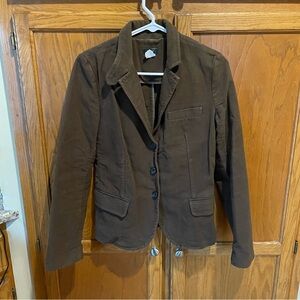 J Crew Schoolboy Brown Blazer Jacket